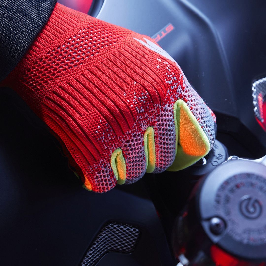Spidi X-Knit Motorcykel handsker sort/rød XL Figur 4
