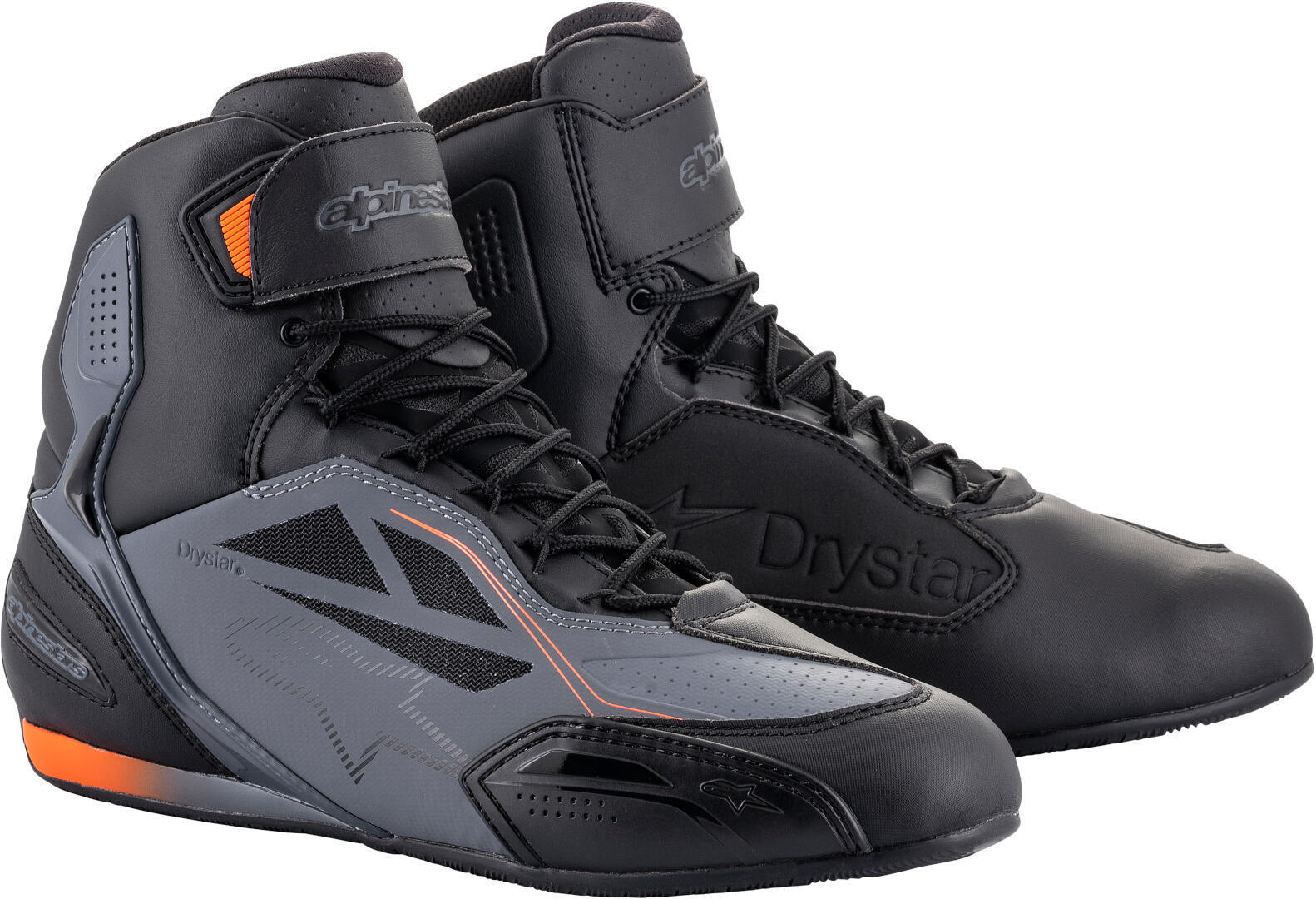 Alpinestars Faster-3 DryStar Motorcykel sko sort/grå 14 (48) Figur 1