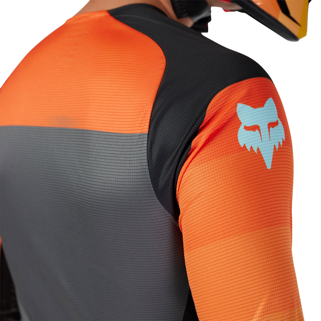 FOX Flexair Grid Motocross Jersey schwarz/orange M Abbildung 2