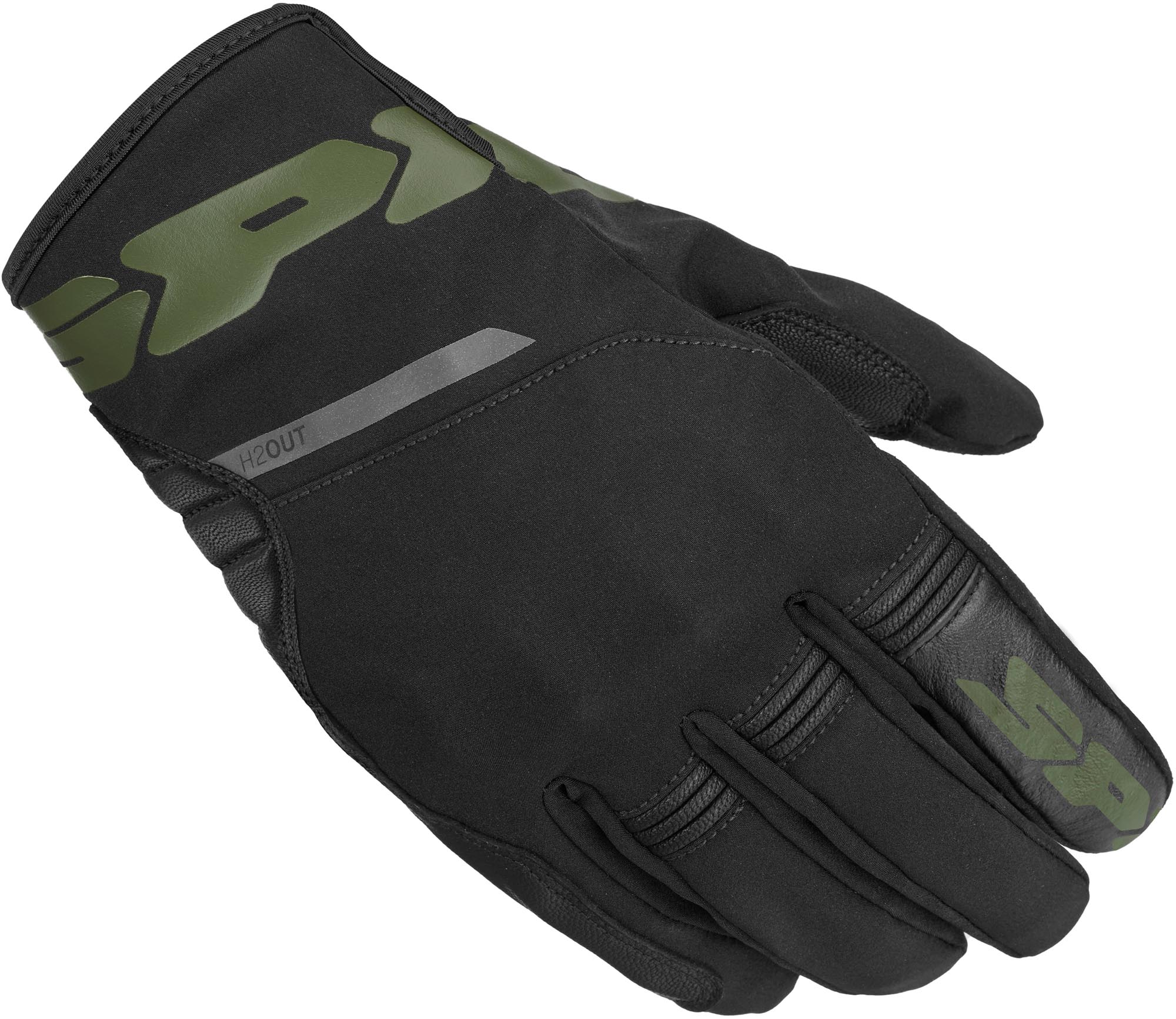 Spidi Flash H2OUT Guantes de moto Verde Militar M Figura 1