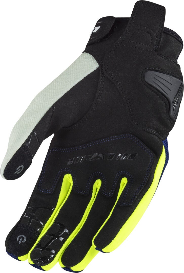 LS2 Dart II Motorrad Handschuhe blau/weiß/neon-gelb L Abbildung 2