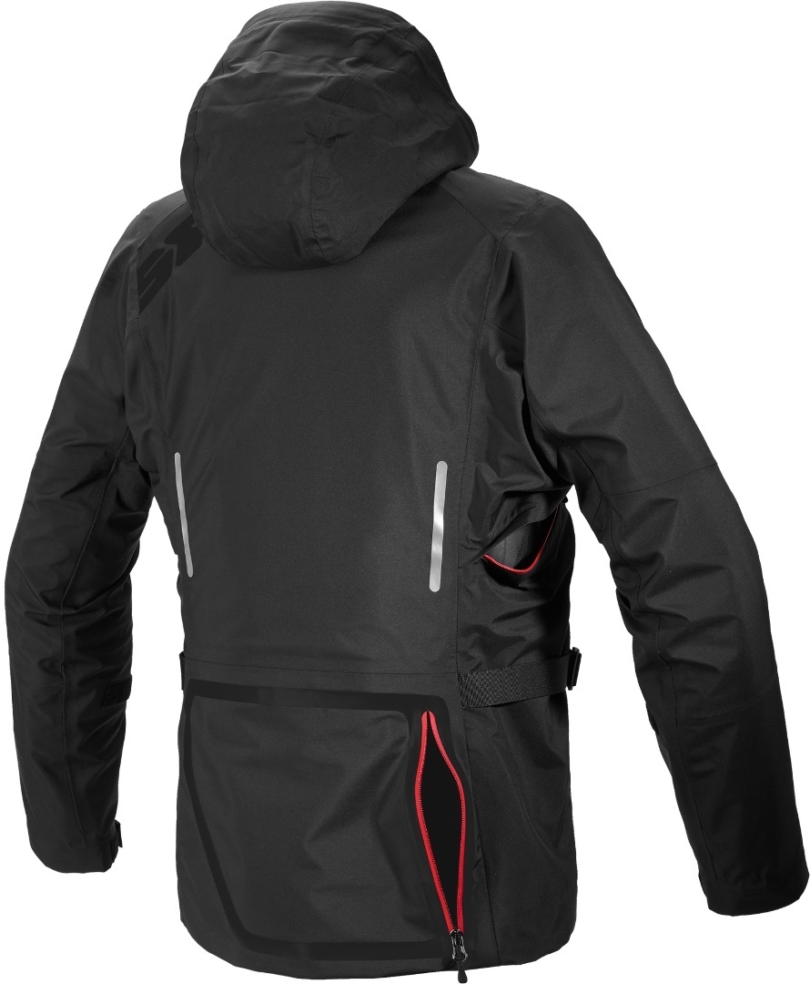 Spidi Mission-T Shield H2Out Step-InArmor Motorcykel Textil Ytterjacka svart XL Figur 3