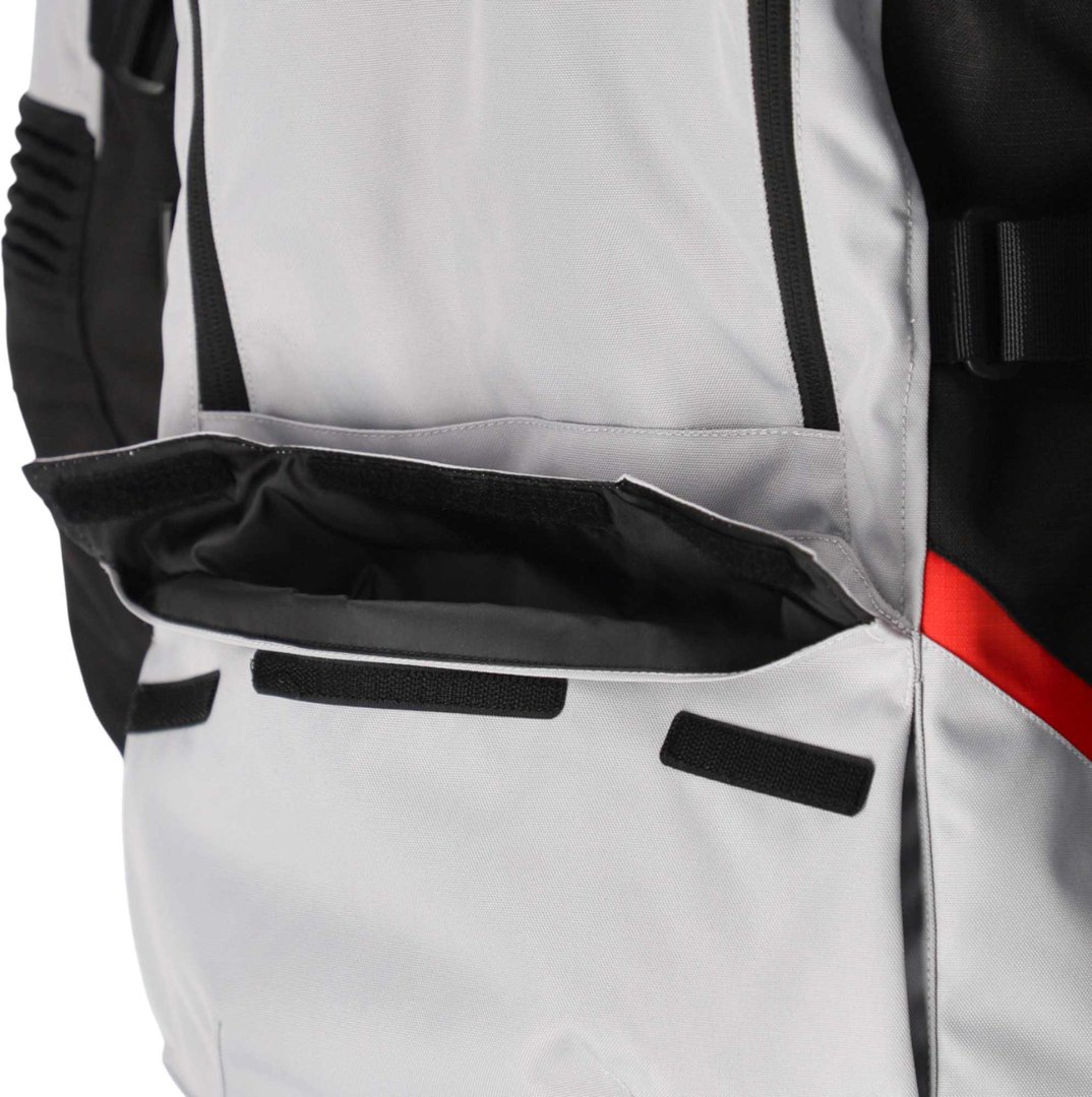 Acerbis X-Rover Waterproof Ladies Motorcycle Textile Jacket grey/red S Figure 7