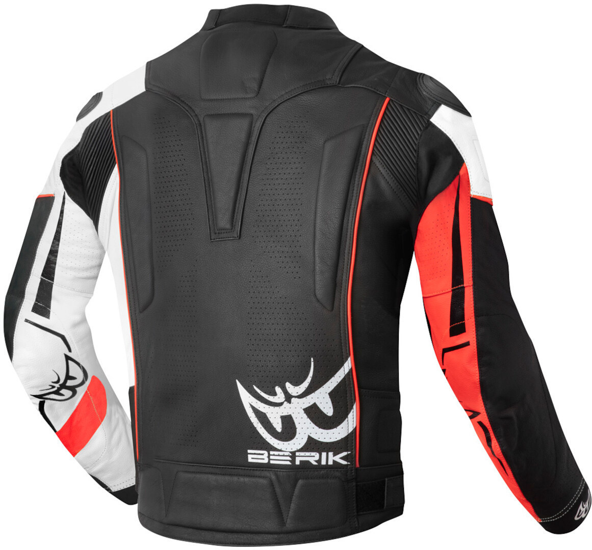 Berik VisionGP Motorcycle Leather Jacket black/neon-red 54 Figure 2