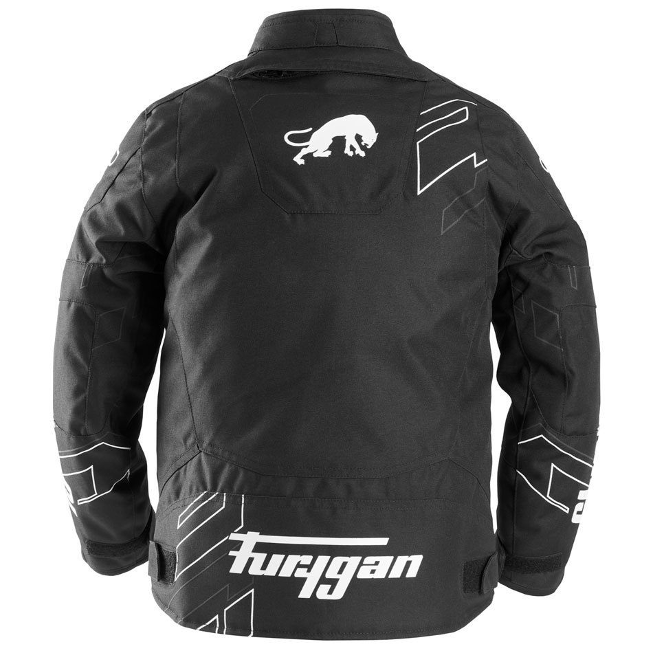 Furygan Neon Kid Jachetă textilă impermeabilă pentru motociclete pentru copii 8 ani Figura 3