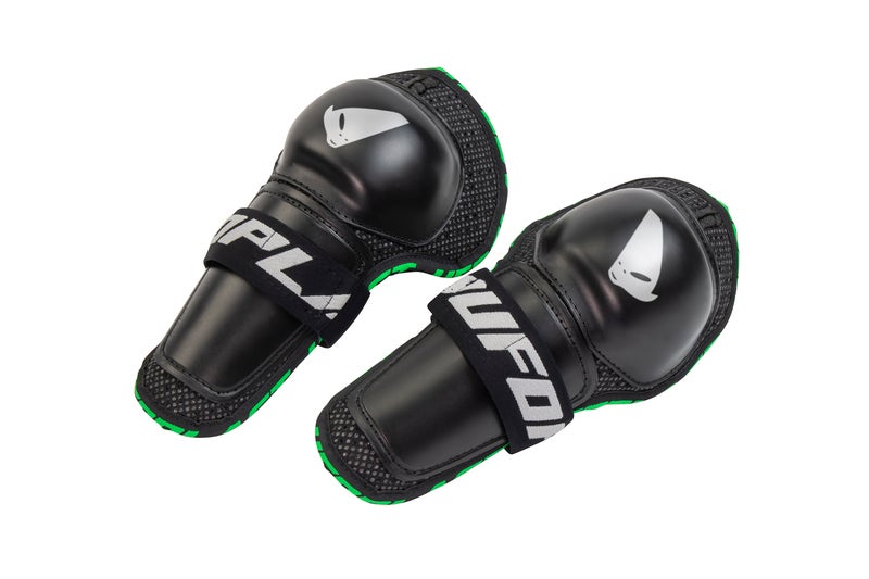Ufo Black Alcor Knee Guard - Youth Fit
