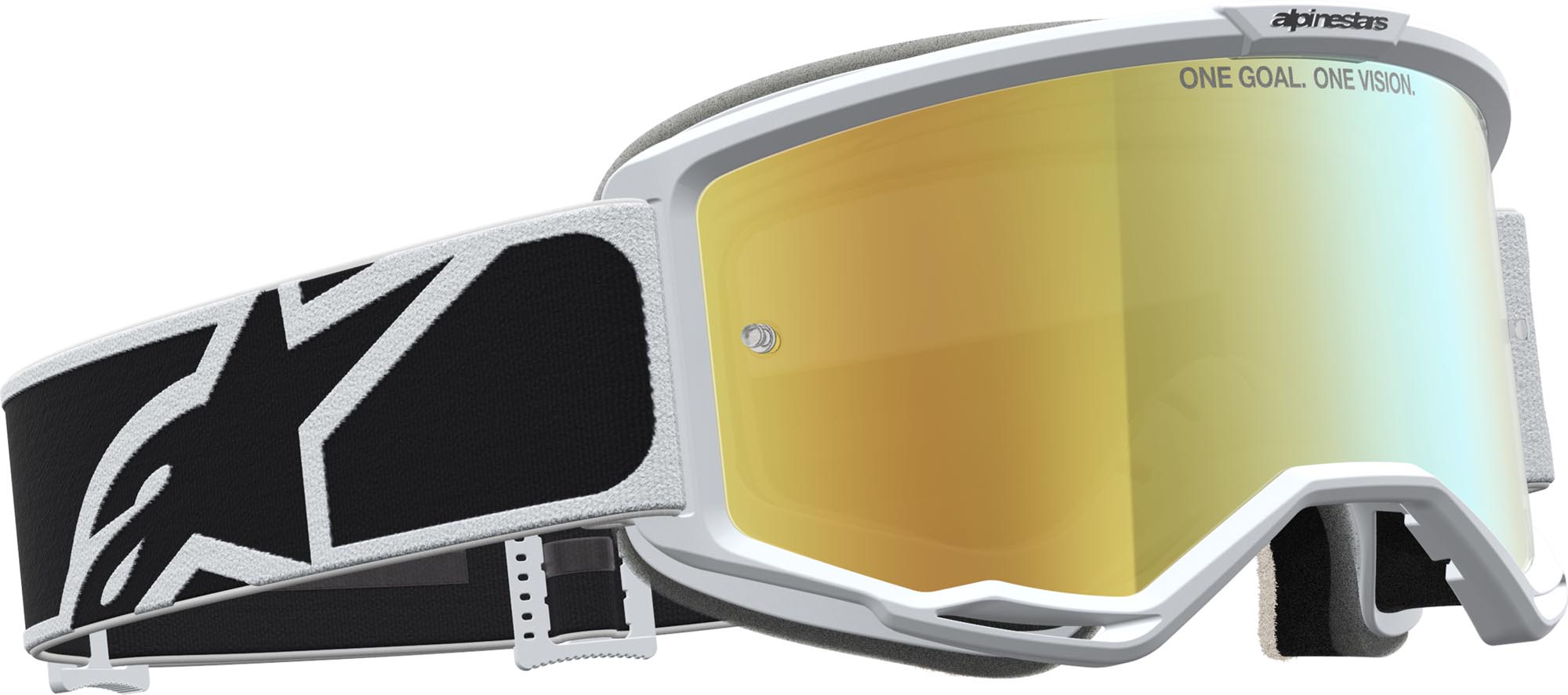 Alpinestars Vision 5 Rora Mirror Lunettes de motocross Noir/Blanc Figure 3