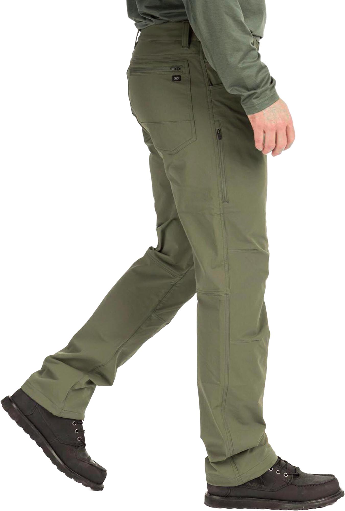 Klim Transition Softshell-tekstilbukser Grønn 42 Figur 3