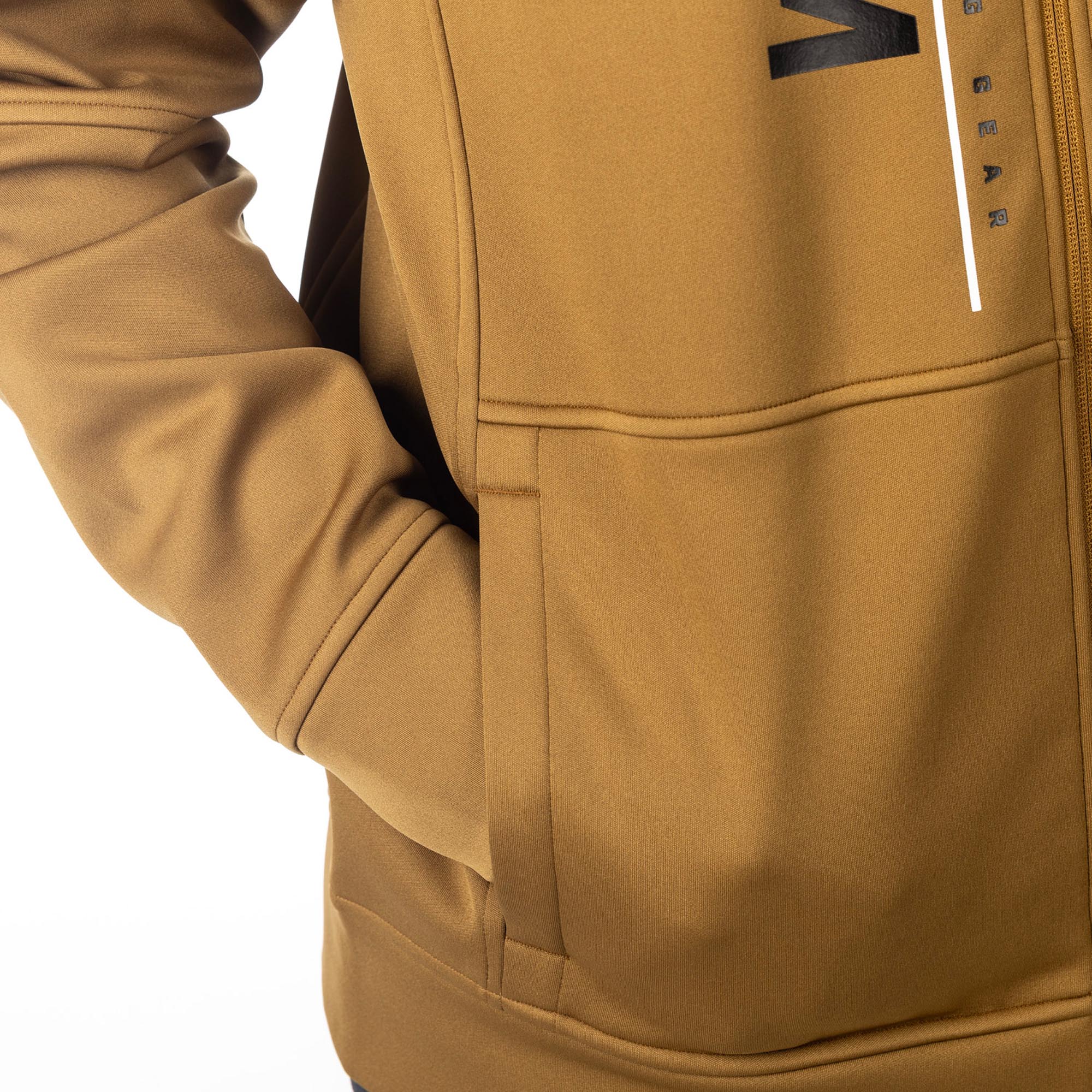 Klim Barracks Cappuccio con zip marrone XL Figura 6