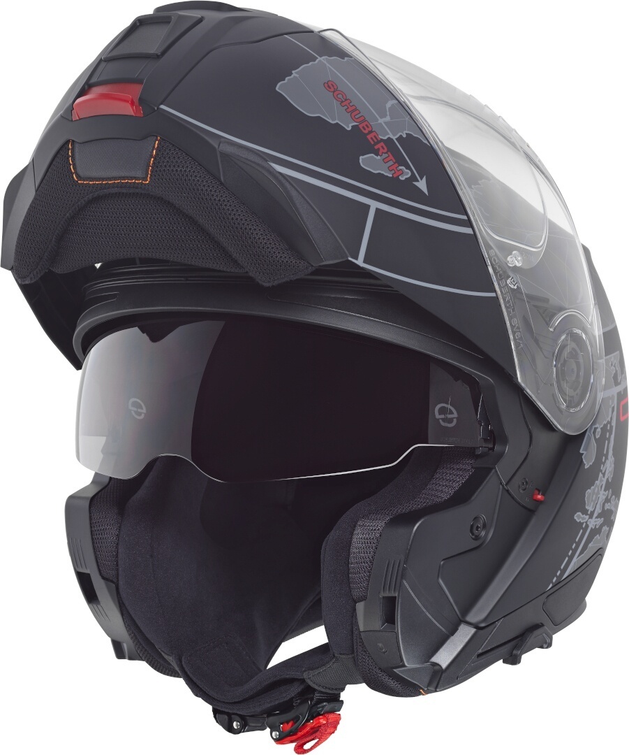 Schuberth C5 Globe Opklapbare helm zwart/grijs M (57) Figuur 4