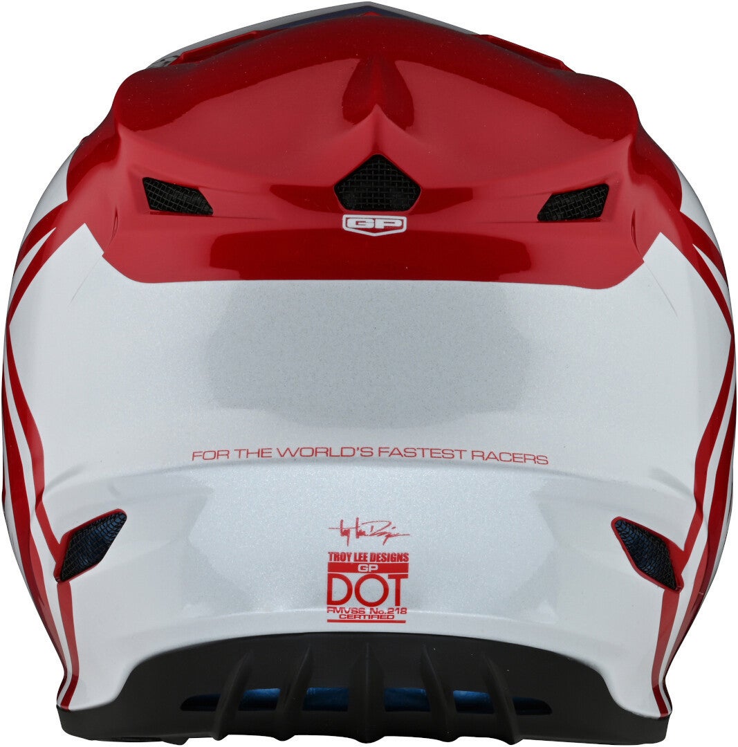 Troy Lee Designs GP Overload Motorcross helm rood/wit XL Figuur 6