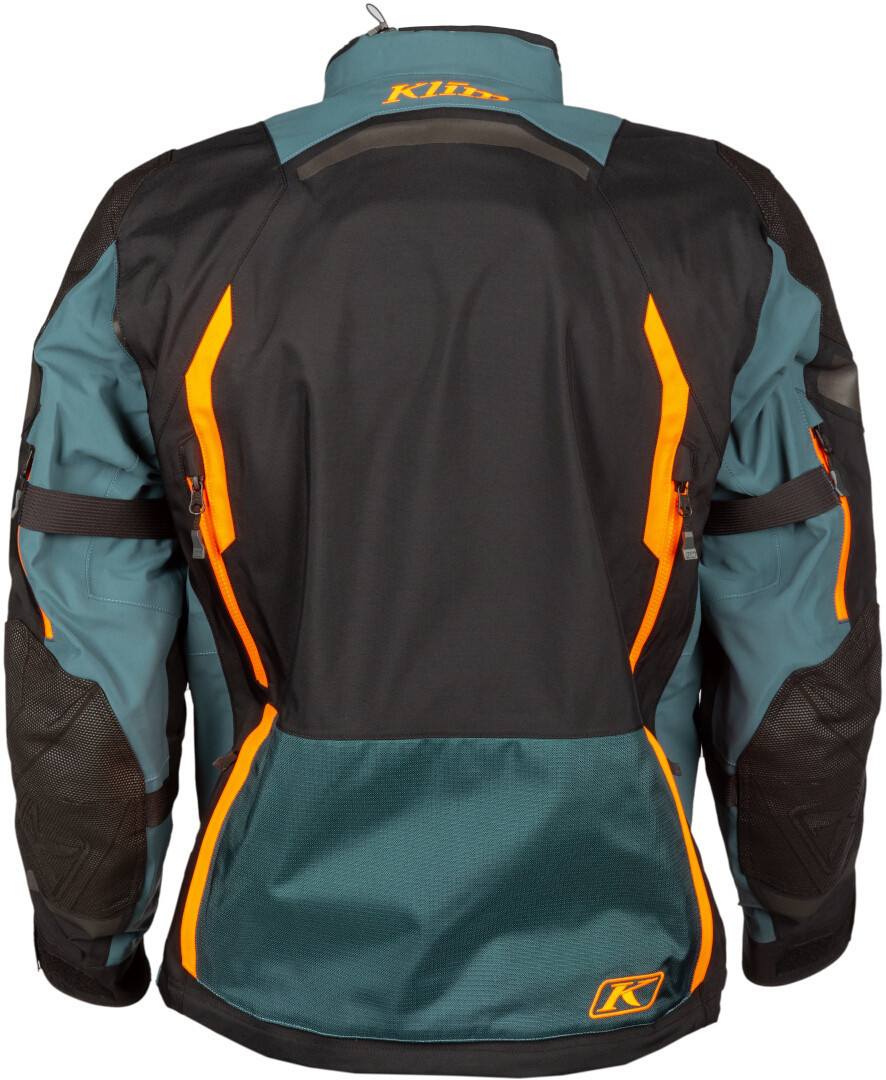 Klim Badlands Pro 2023 Motorcycle Textile Jacket black/blue/orange M Figure 4