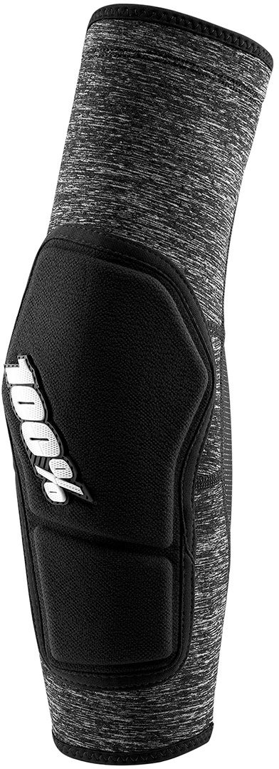 100% Ridecamp Fahrrad Ellenbogenprotektoren grau/schwarz M Abbildung 1
