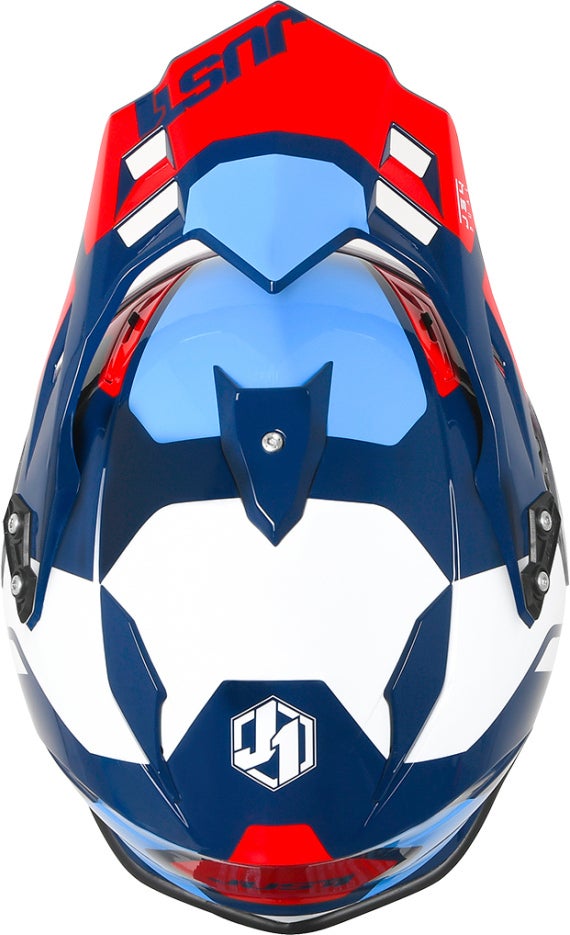 Just1 J34 Pro Tour Casco motocross rosso/blu M (57/58) Figura 5
