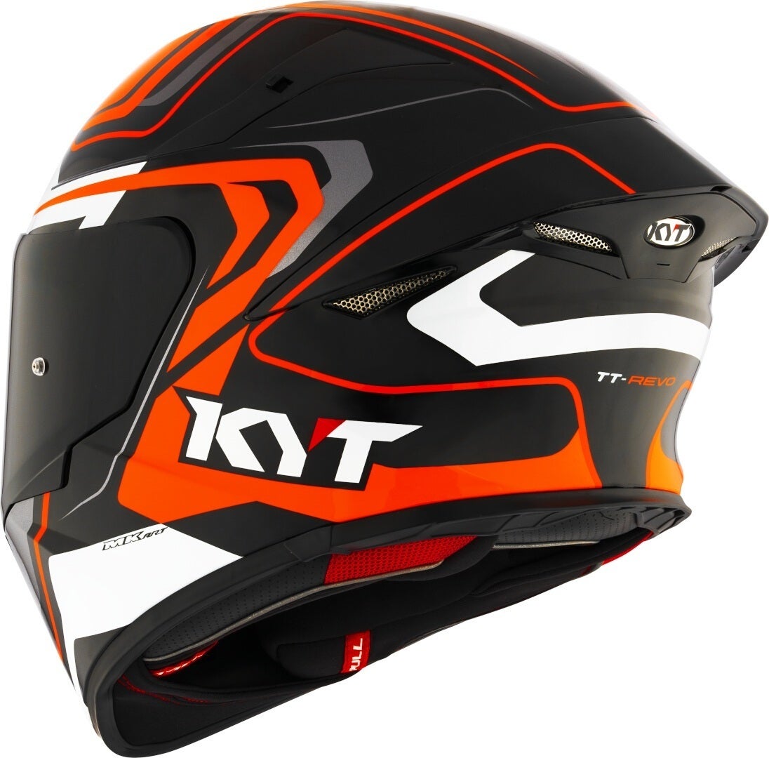 KYT TT-Revo Overtech Helm schwarz/orange XL (61/62) Abbildung 4