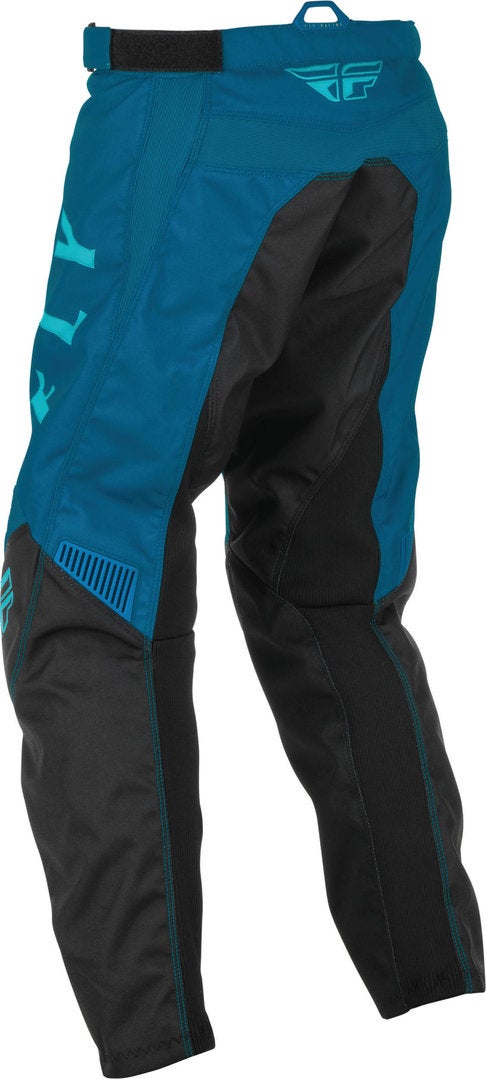 Fly Racing F-16 Motocross bukser til unge Sort/turkis 24 Figur 4