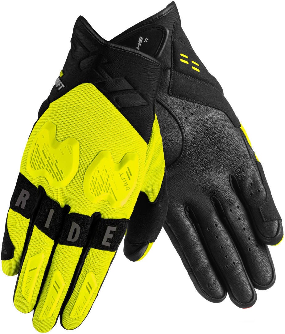 SHIMA Drift Motorrad Handschuhe gelb/schwarz XL Abbildung 3