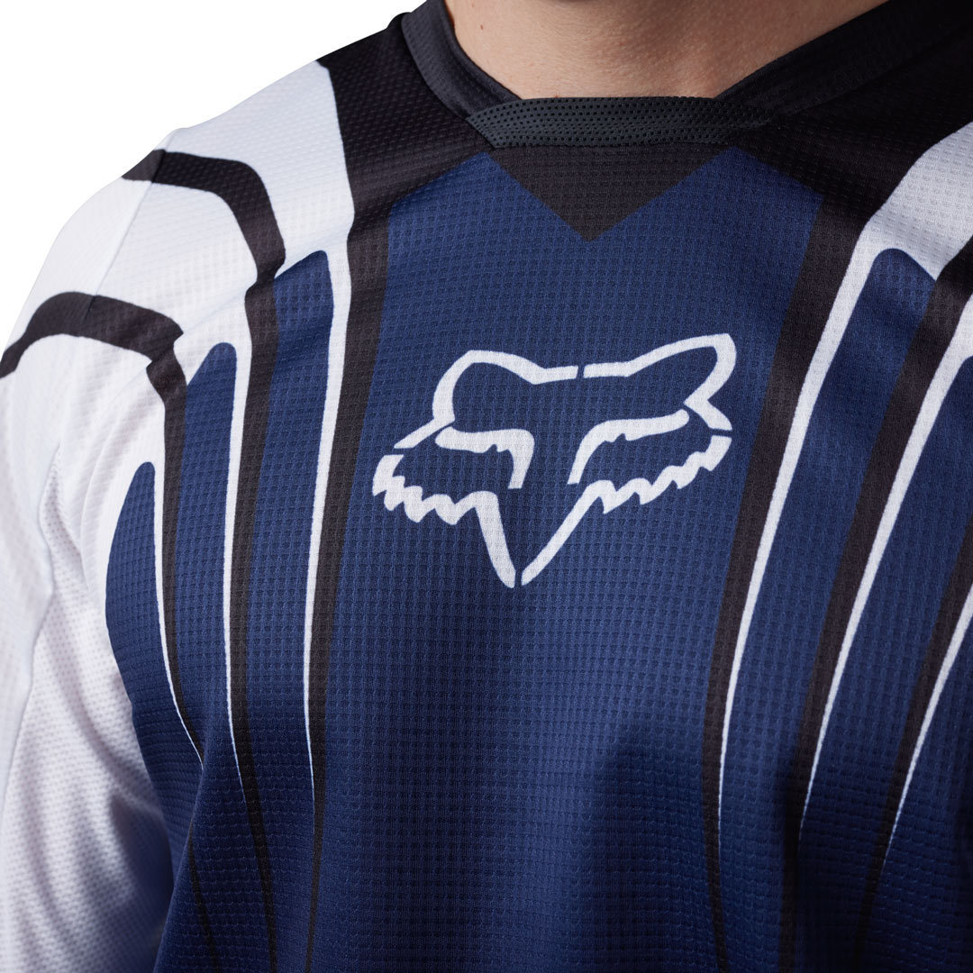 FOX 180 GOAT Strafer Motocross Jersey blau M Abbildung 4