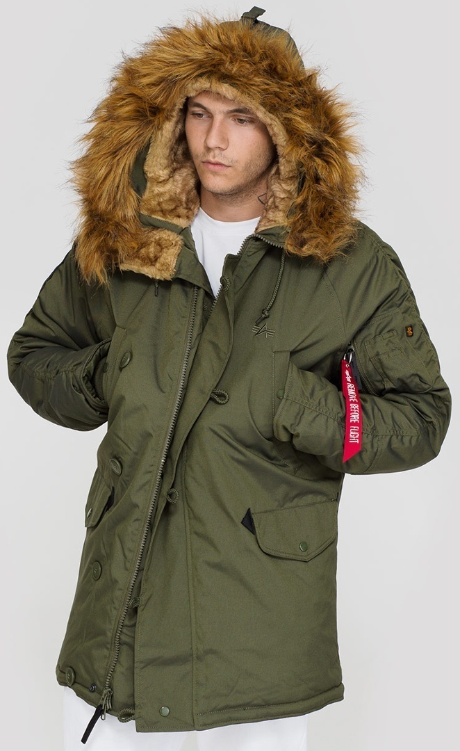 Alpha Industries Explorer Bunda tmavě zelená L Obrázek 6