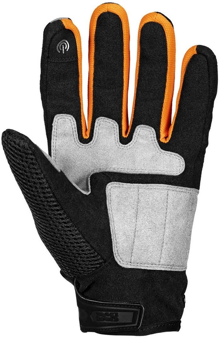 IXS Urban Samur-Air 1.0 Motorcykel handsker sort/grå/orange M Figur 2