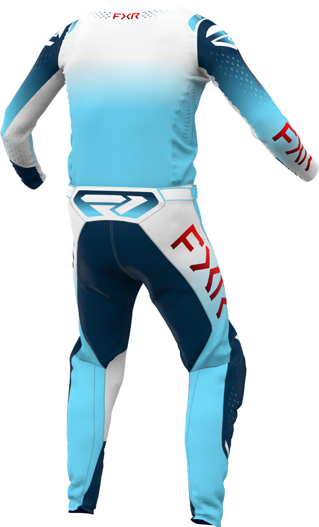 FXR Helium 2023 Motocross Jersey hellblau/weiß M Abbildung 4