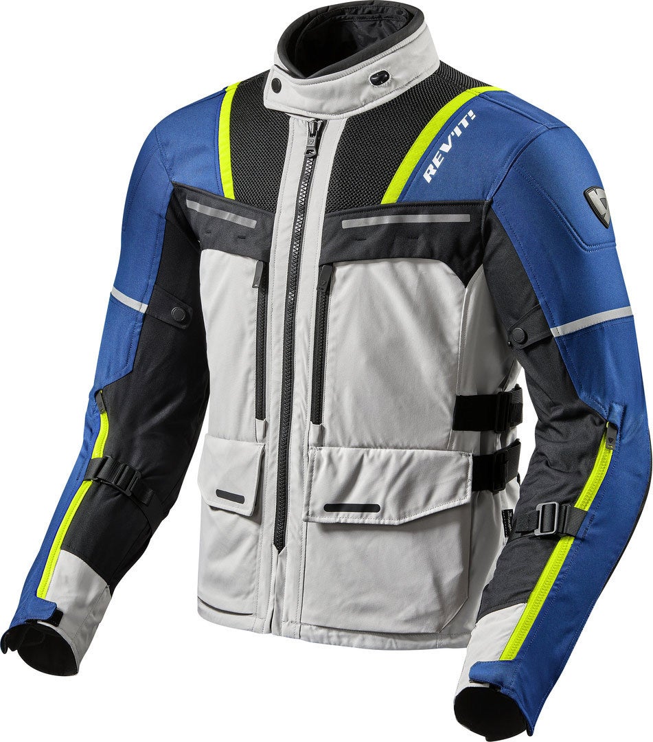 Revit Offtrack Motorrad Textiljacke grau/blau L Abbildung 1
