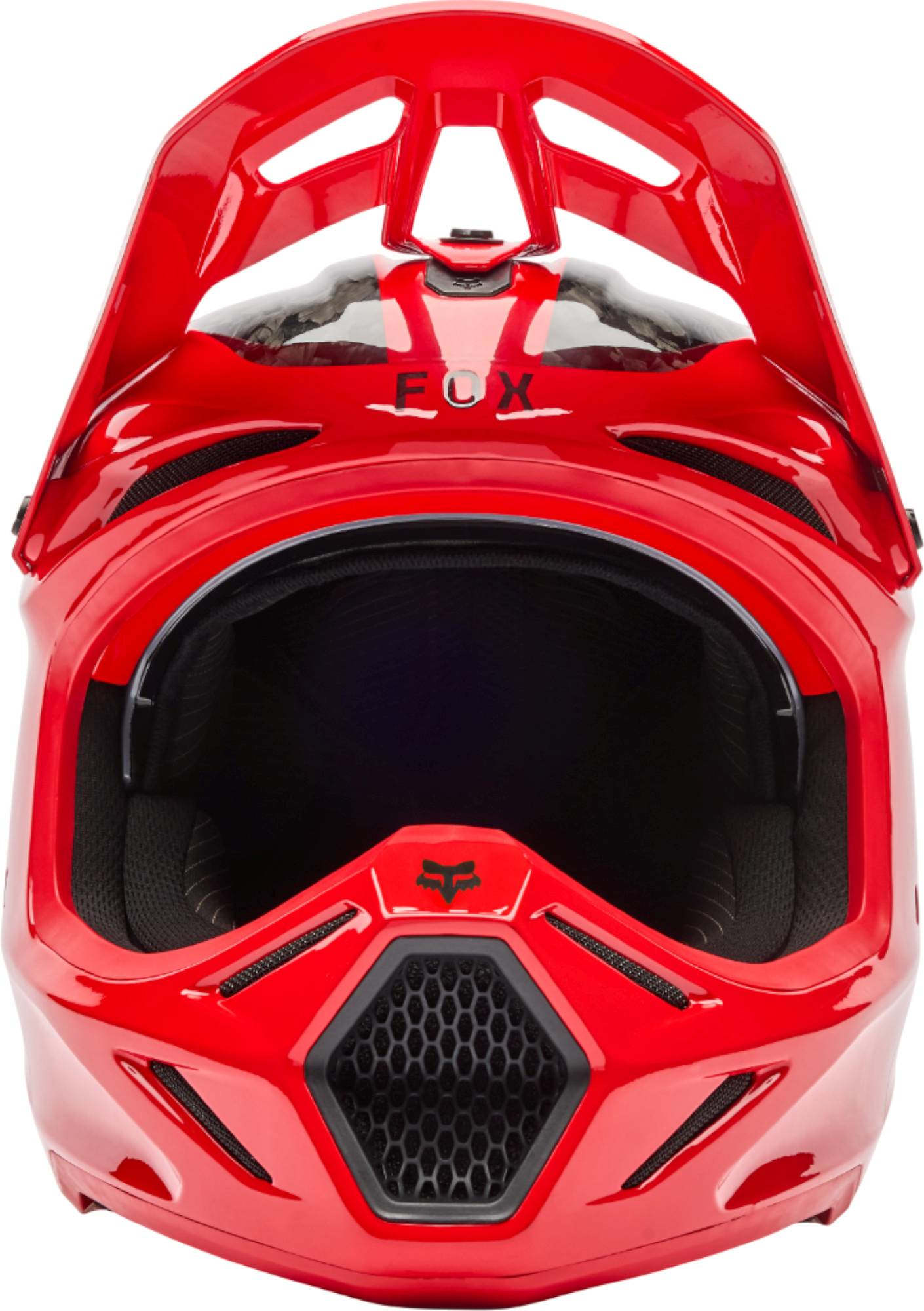 FOX V3 RS Fracture Carbon Motocross Helmet red XXL (63/64) Figure 3