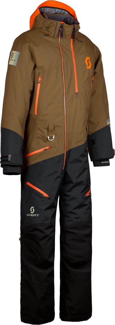 Scott DS-I Dryo 2023 Eendelig sneeuwscooterpak Zwart/Bruin L Figuur 3