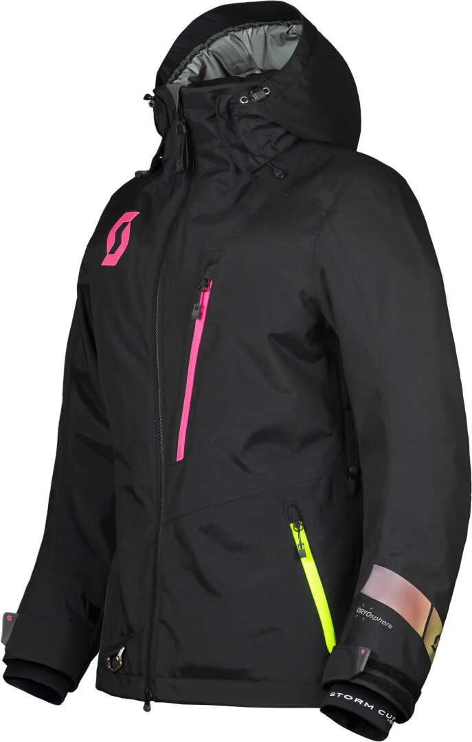 Scott XT Shell Ladies Snowmobile Jacket black/hotpink L Figure 2