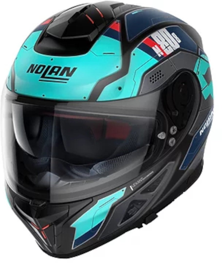 Nolan N80-8 Starscream N-Com Casco nero/blu S (56) Figura 1