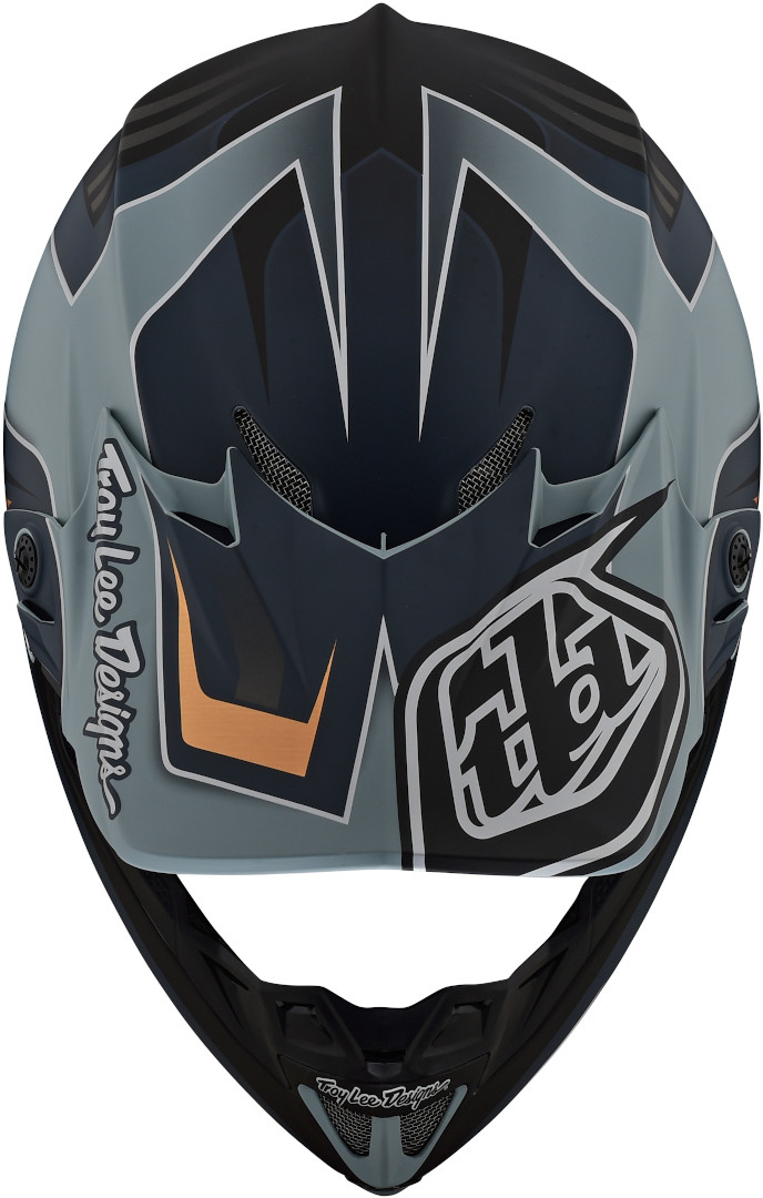 Troy Lee Designs SE4 Flash MIPS Casco Motocross grigio/argento M Figura 2