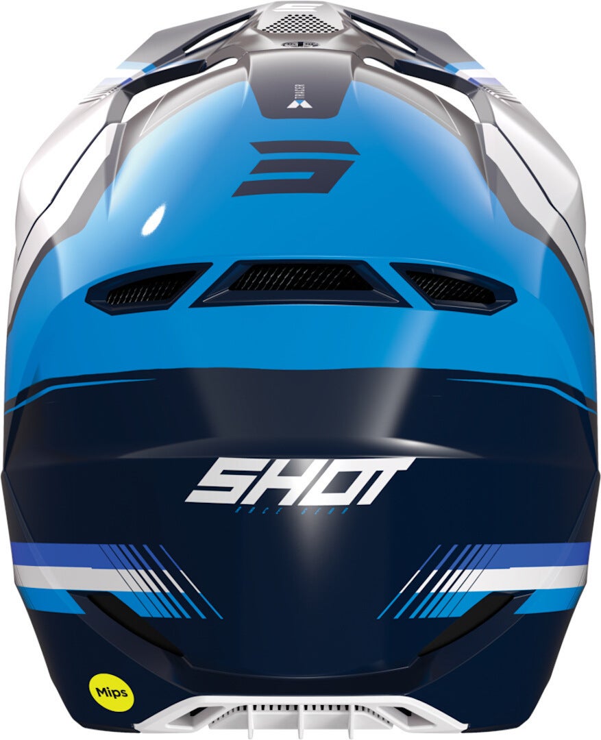 Shot Race Tracer Casco Motocross blu/nero/bianco M (57/58) Figura 2