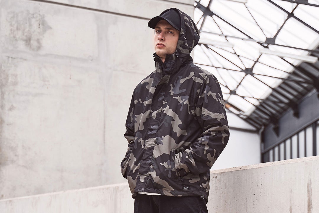 Brandit Windbreaker Frontzip Veste Camouflage sombre 5XL Figure 3