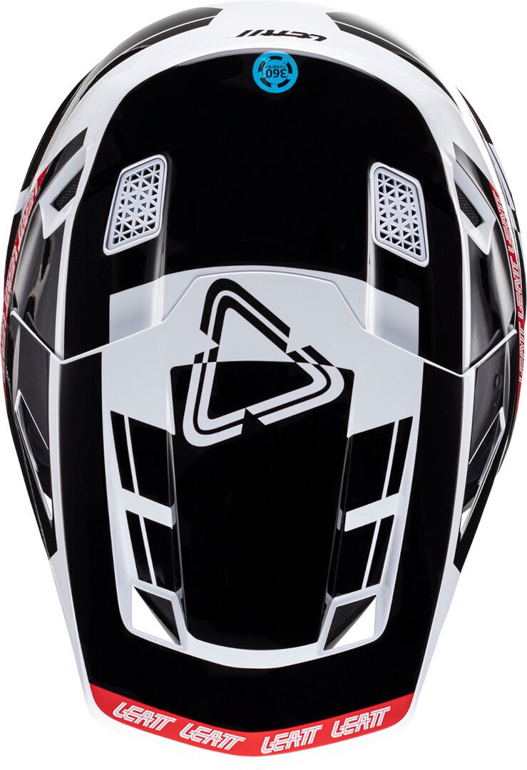 Leatt 7.5 V24 Casco da motocross con occhiali nero/bianco/rosso L (59/60) Figura 2