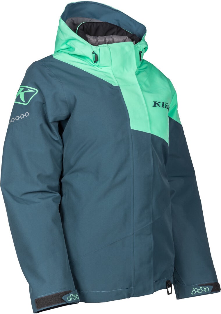 Klim Fuse Ladies Snowmobile Jacket petrol/mint L Figure 3