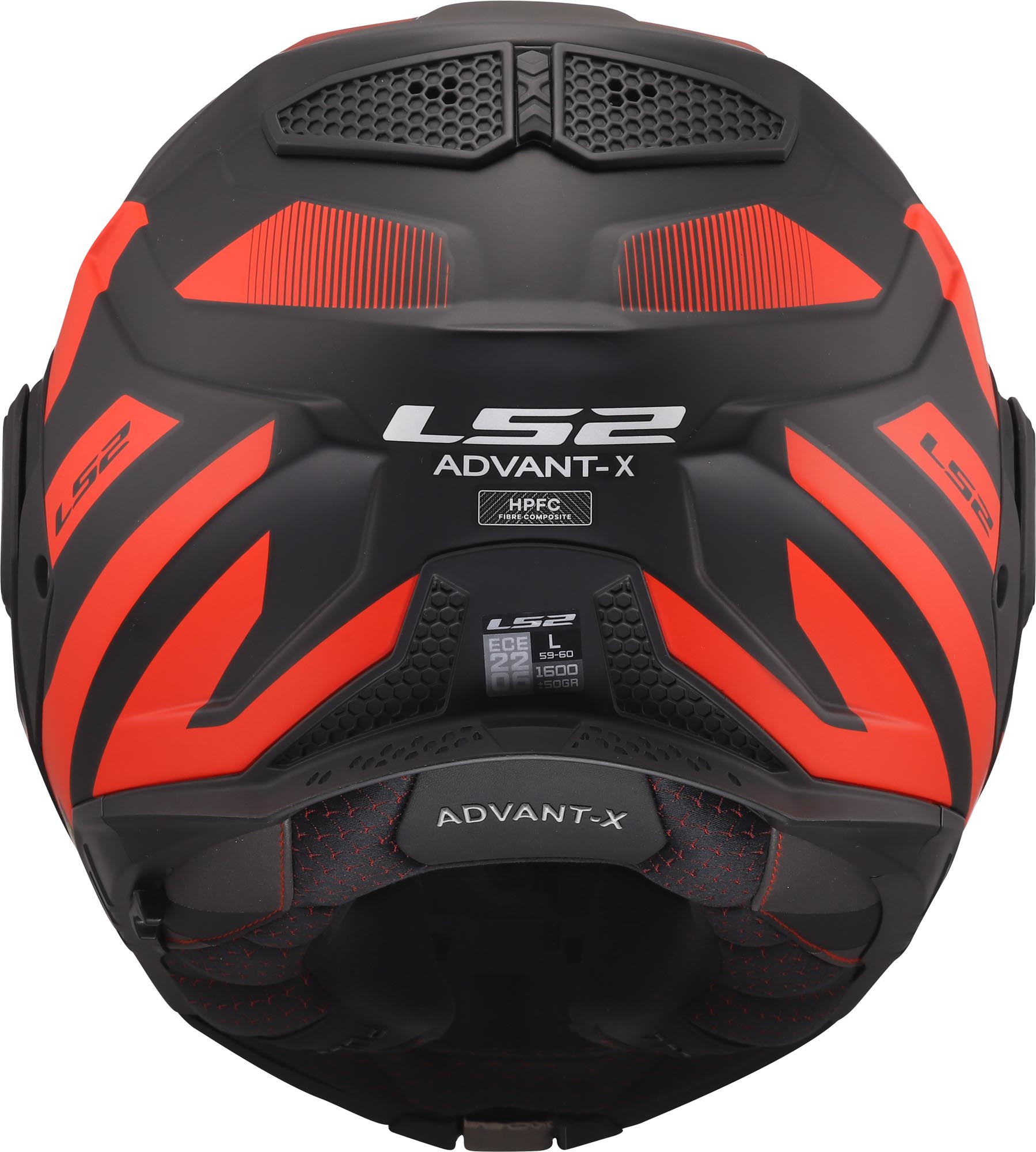 LS2 FF901 Advant X Nova Klapphelm schwarz/rot L (59/60) Abbildung 6