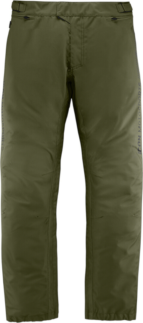 Icon PDX 3 wasserdichte Motorrad Textilhose oliv M Abbildung 1