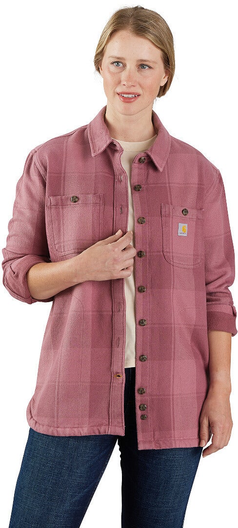 Carhartt Loose Fit Twill Camicia da donna rosa L Figura 2