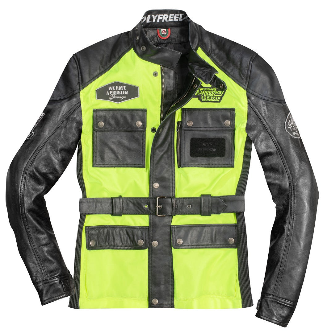HolyFreedom Quattro Vision: giacca da moto in pelle e tessuto