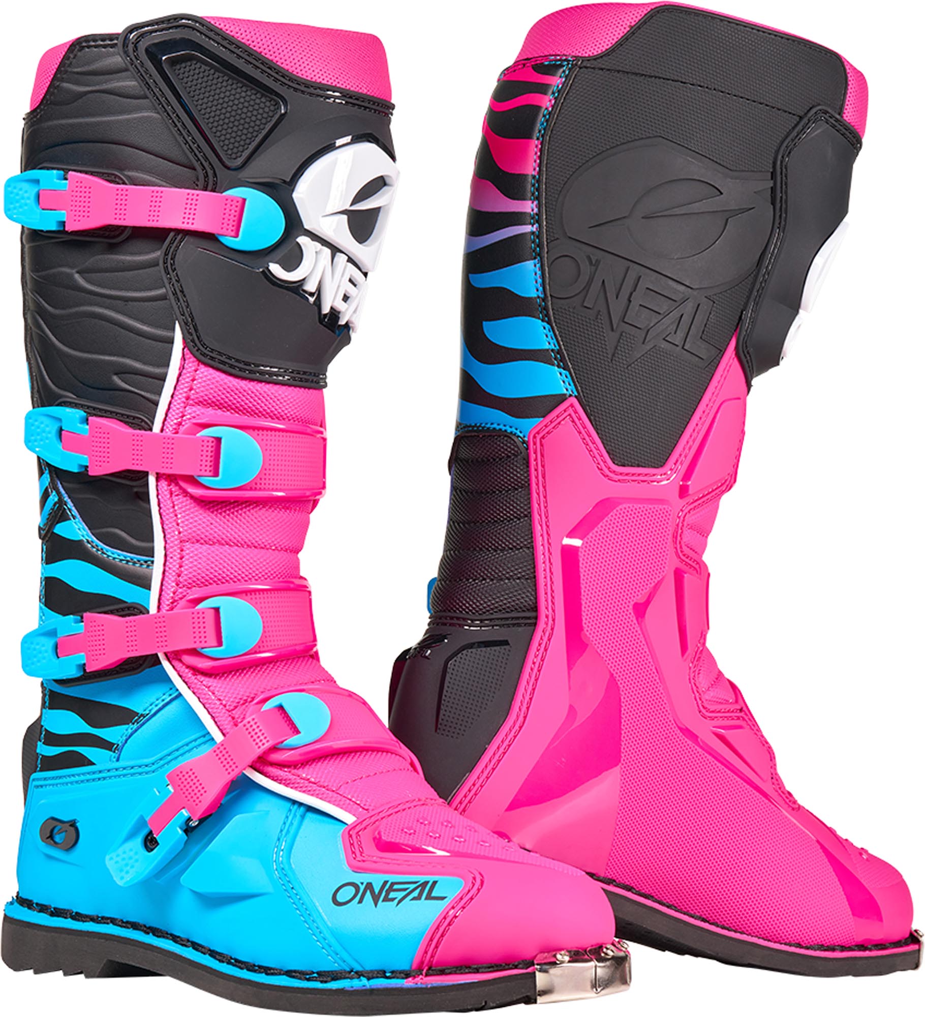 Oneal 3SRS EC Zebra Bottes de motocross Essence/Rose 40 Figure 4