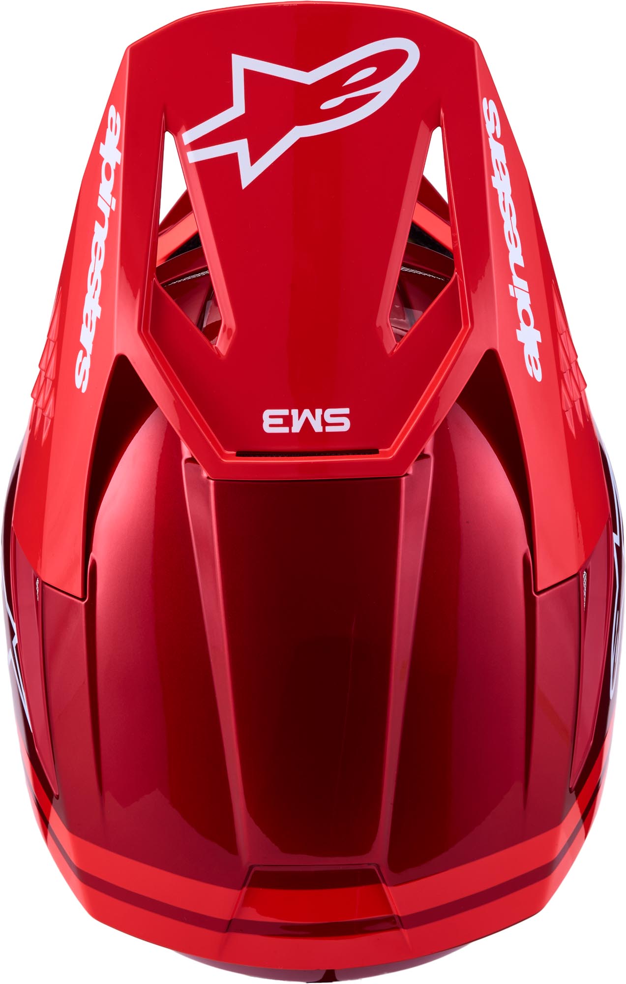 Alpinestars S-M3 Radium Motorcross helm rood/wit M (57/58) Figuur 3