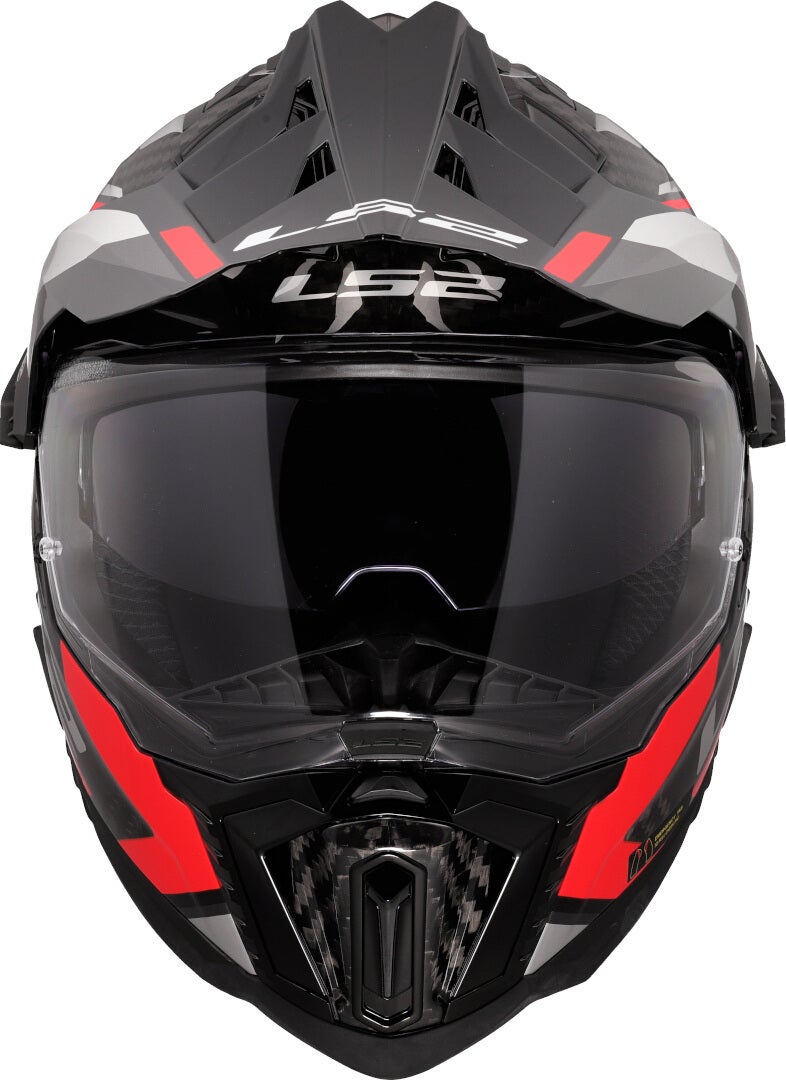 Side view of LS2 MX701 Explorer Carbon Frontier II Motocross Helmet