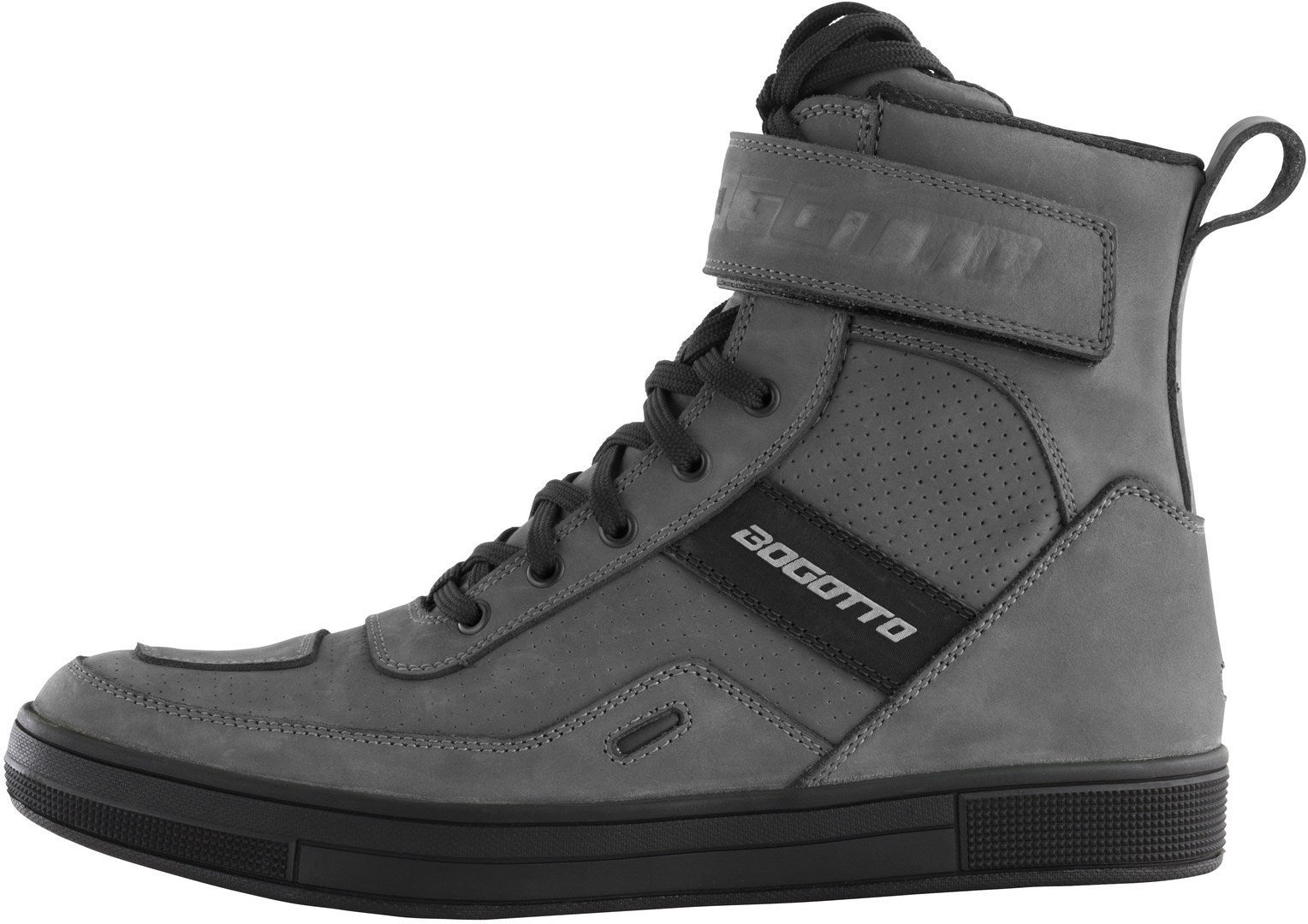 Side view of Bogotto Denton perforated waterproof Motorcycle Shoes