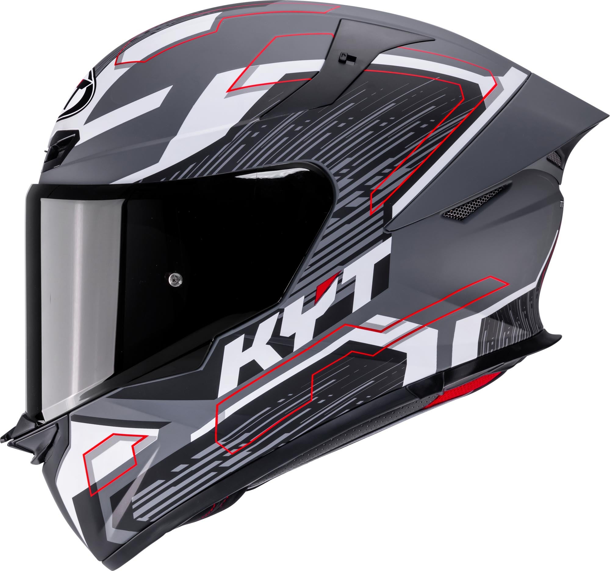 KYT TT-Revo Speeding Helmet grey matt XXL (63) Figure 2