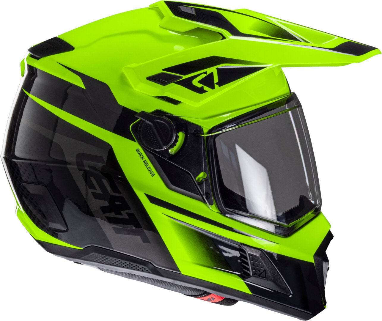 Side view of Leatt ADV 8.5 Helmet with Goggles
