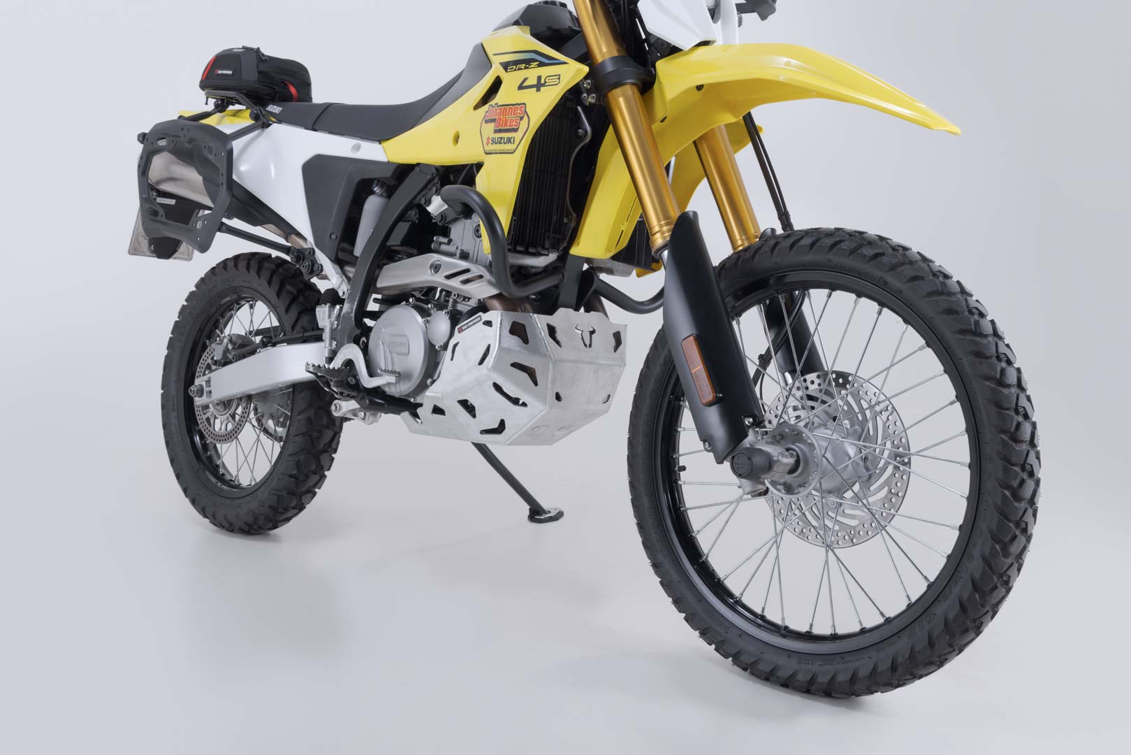 SW-Motech motorskydd - Silver. Suzuki DR-Z4S / DR-Z4SM (25-). Figur 1