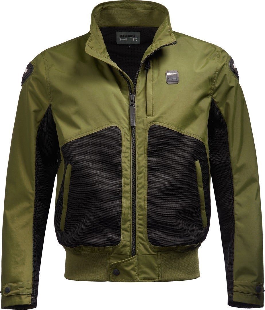 Blauer Thor Air perforierte Motorrad Textiljacke grün/schwarz XXL Abbildung 1