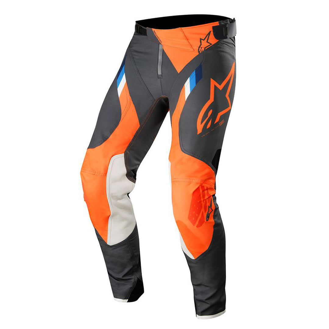 Alpinestars Supertech Motocross bukser sort/orange/hvid 30 Figur 1