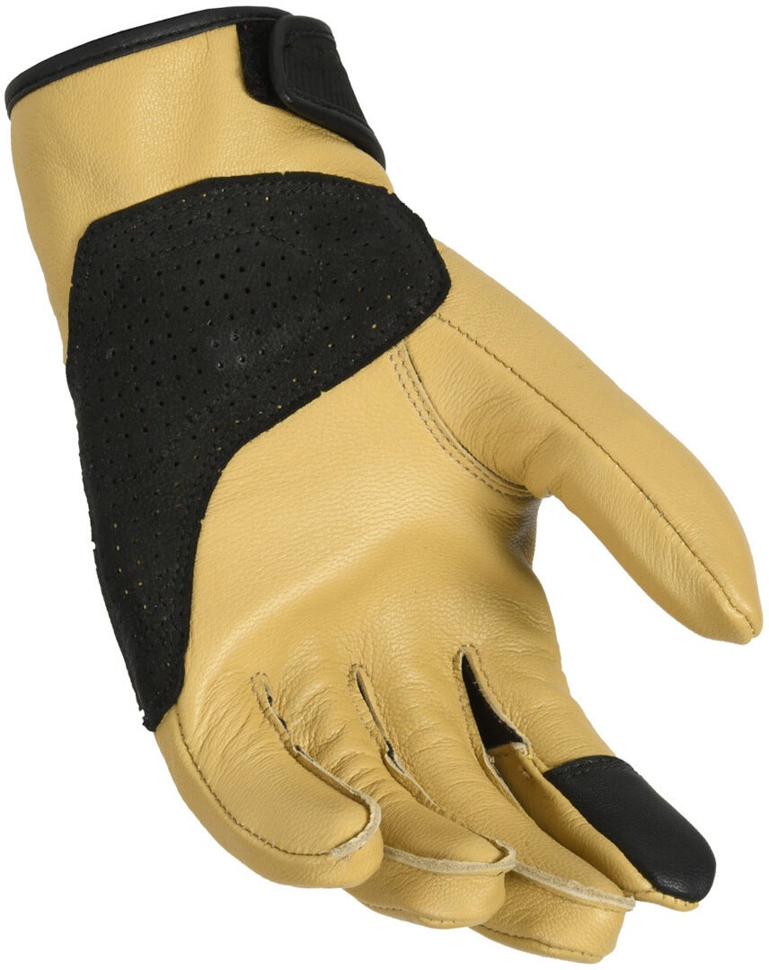 Macna Rouge perforierte Damen Motorrad Handschuhe sand/schwarz M Abbildung 2