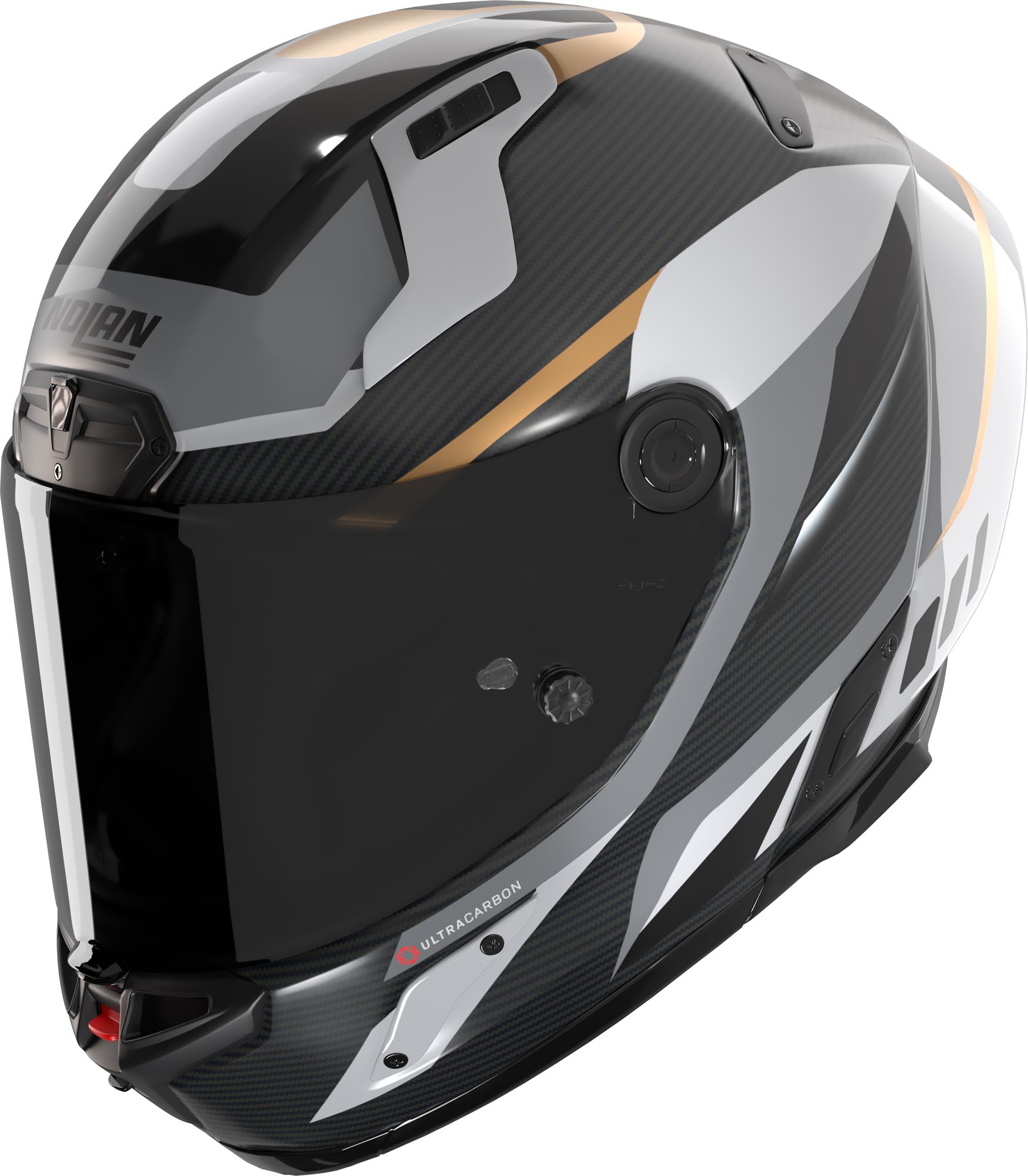 Nolan X-804 RS Ultra Carbon Lesmo Hjelm grå/sort S (56) Figur 1